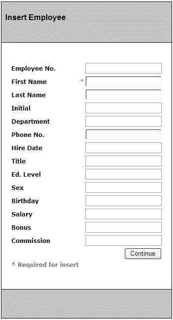 Chapter 5 Customizing the user interface Insert and insert form links These links are typically used in conjunction with each other.