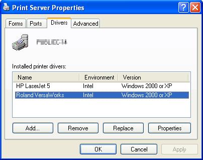 4 Delete the [Roland VersaWorks] folder. ➍ Delete the driver and port for VersaWorks.