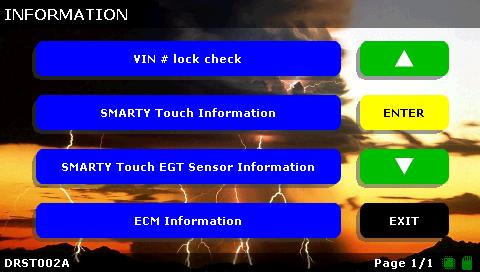 This is the next menu you will see. Simply select VIN # lock check Finally you will see this screen: that.