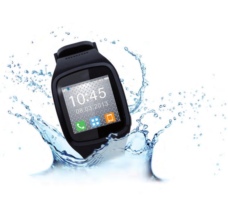 ZeSplash ZeSplash is a water resistant smartwatch that keeps you connected to your phone via Bluetooth.