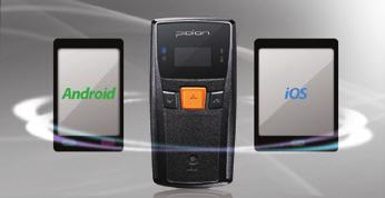 INDUSTRIES Rugged Handheld Scanner Retail Public Transport Healthcare Warehousing BI-500, a smart, energetic and rugged handheld