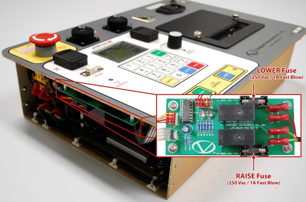 ATRT-03 S2, ATRT-03A S2, AND ATRT-03B S2 USER S MANUAL REV 2 b. The LTC control board is located under the left side of the front panel as shown in the figure below.
