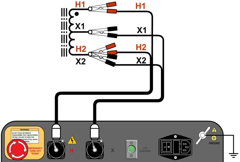 Typical Connections to a Single Phase Transformer Figure 7.
