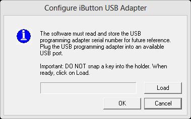 1. From the SmartLock Pro Plus main menu, go to File > Setup. In the Configuration window, click ibutton Adapter Setup.