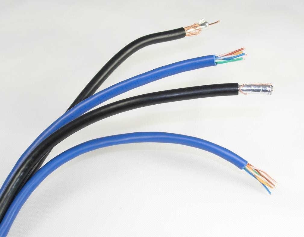 Composite cable Best wiring value and expansion capability Combines Cat5 or Cat6 Other