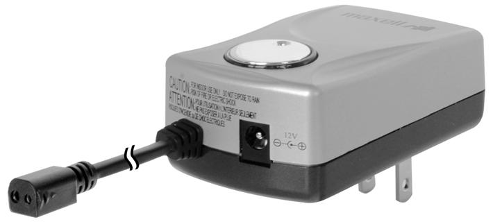 B A Figure 1 E C D F AC 3000 Parts and Components A. Voltage Indicator D. Car Cigarette Plug input (12Vdc ) B.