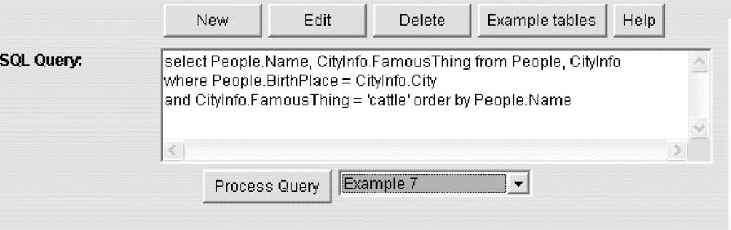 Look at the resulting table: The statement People join CityInfo is a valid SQL statement that takes the Cartesian product.