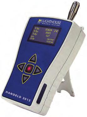 Handheld 3013 Particle Counter Features 0.3-10 µm Size Range 0.1 CFM (2.