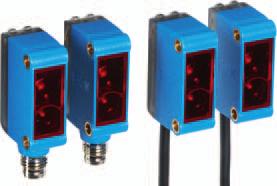 GSE6 Through-beam photoelectric sensor Sensing range 15 m Through-beam photoelectric sensor PinPoint LED for a precise and highly visible light spot etal inserts with threads for robustness and easy