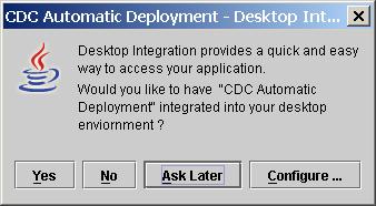 shortcut on the desktop for the CDS application.