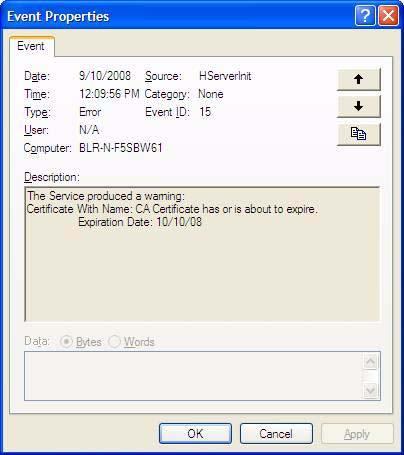 118 Chapter 7 Using the Certificate Expiration Tracker The Certificate Expiration Tracker utility helps you keep track of the expiration dates of certificates you add to the system.
