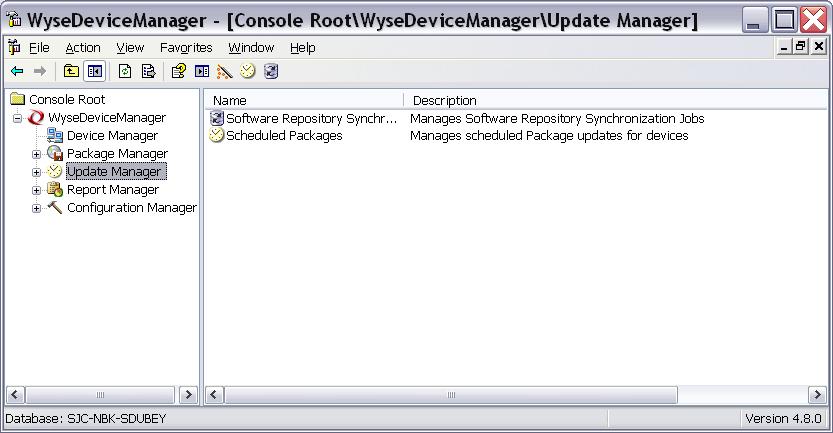 5 Update Manager This chapter describes how to perform routine device update management tasks using the Administrator Console.