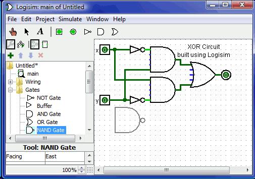 What is Verilog? Visual Circuit Design Digital circuits can be designed by laying out circuit elements. This was done in CS 61C. Schematic entry.