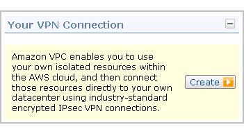 Implementing the Scenario Task 3: Set Up the VPN Connection If you don't use the wizard in the console, you can manually set up the VPN connection yourself. This section shows you how.