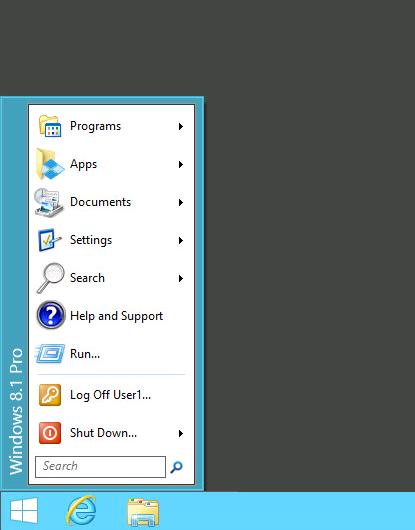 Desktop Start Menu The Desktop Start Menu module allows a user to add a classic start menu