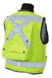 Certified Space Technology, designed to balance body temperature `100% polyester `Vest snaps on chest allow for frontal closure `Includes pockets for notebooks, maps, pencils, compasses, flagging