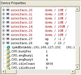 After adding a device, click the device in the main screen. The third-party MIB OID can be read in the device property window.