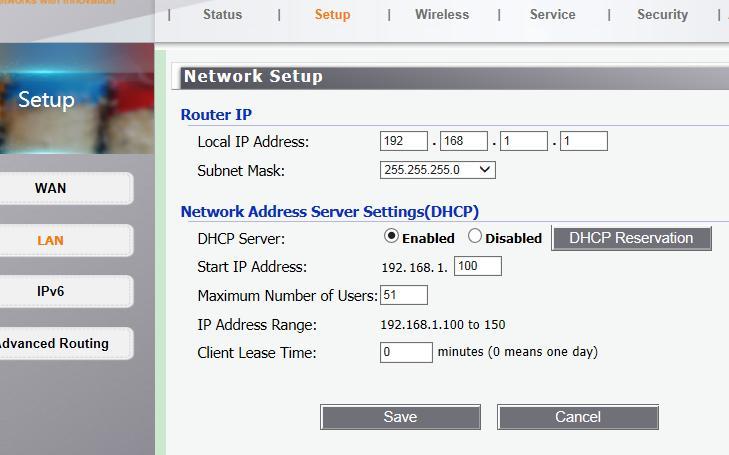 To clone your network adapter's MAC address onto the router, select Enable and enter your adapter's MAC address in the Clone WAN MAC field or click Get My PC's MAC to fill in the MAC address of your