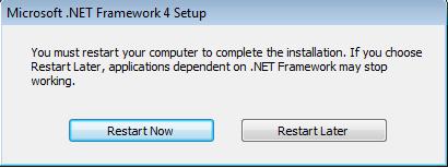 The installer will automatically re-run after the system reboot to install the C++ Redistributable
