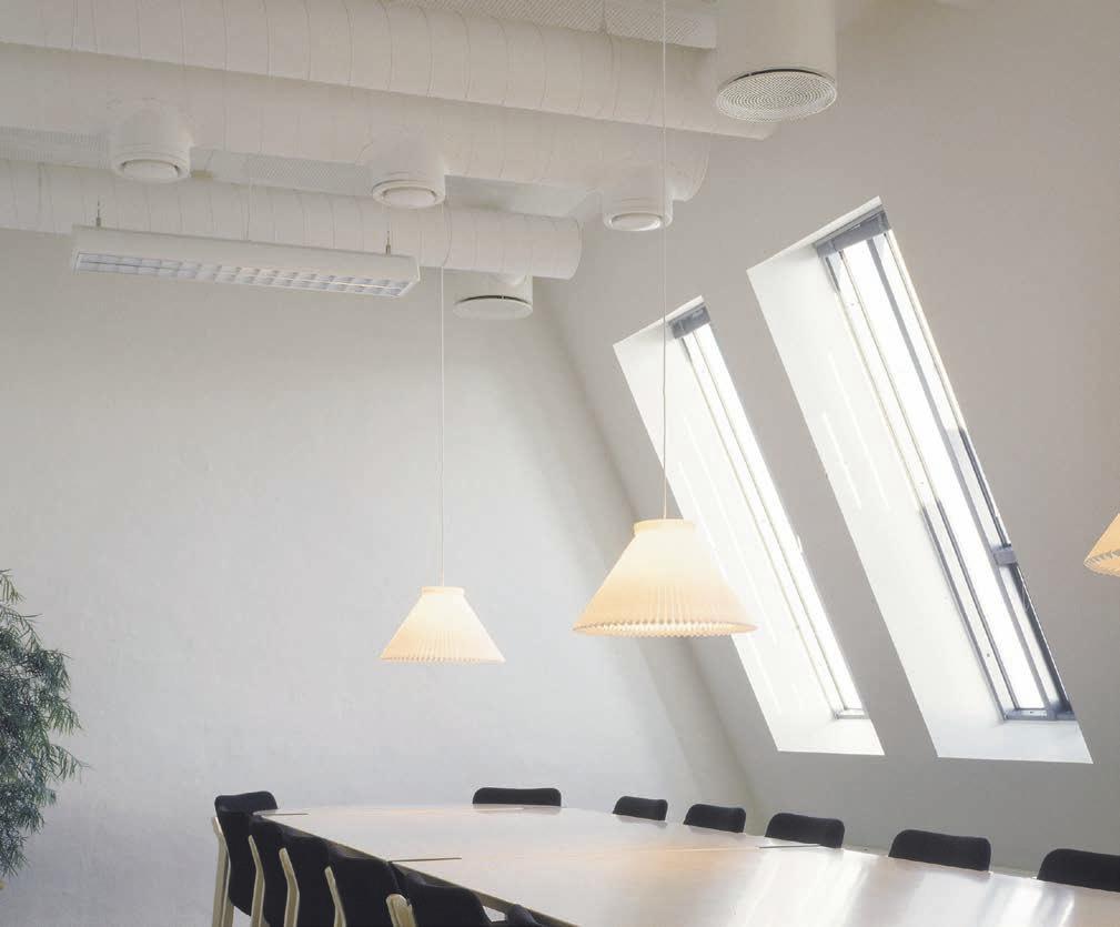 Ceiling diffusers - visible Usage Visible diffusers are normally used, where a suspended ceiling is not in place to hide the airduct systems and plenum boxes.