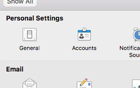 If the first folder you see is Inbox, click Outlook in the top left of the