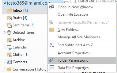Assign Folder Visible Permission to Parent Folders 1. Open your mailbox in Outlook. 2.