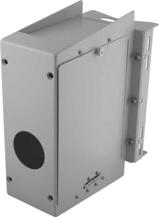 Supplied with M8x16 screw x 4, washer-8 x 4, and spring washer-8 x 4. Pole Thin Box Mounting 291.