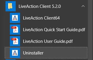 Upgrading the LiveNX Client for Windows The Client can be installed by following a similar process as installing the Server or by using a web based installer.