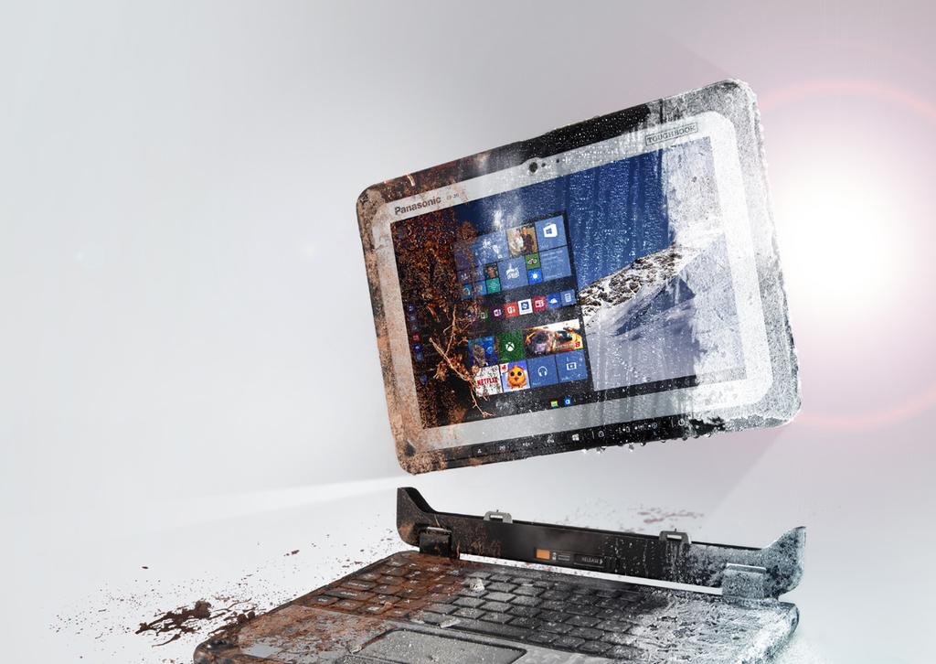 THE TOUGHBOOK & TOUGHPAD FAMILY BUILT FOR PURPOSE Screen Visibility Field productivity demands high brightness displays, low screen reflection, the latest IPS technology, extra-wide viewing angles