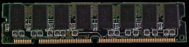 DRAM Types 4. DIMM (Dual Inline Memory Module) A.168 pins long (84 contacts per side) B.