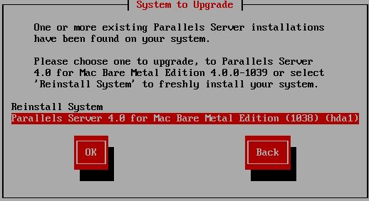 Installing Parallels Server 4.0 for Mac Bare Metal Edition 31 7 Follow the on-screen instructions to install Parallels Server for Mac Bare Metal Edition.