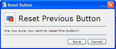 Once customized button images are established, they may be set back to the system default buttons. To reset a button image: 1.