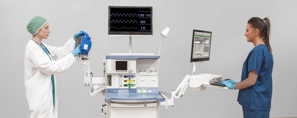 Anesthesia Mounting Solutions The Anesthesia cart mounting solutions from Amico optimize