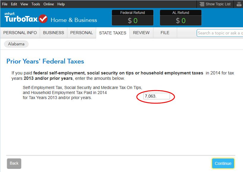 TurboTax already includes this amount on your
