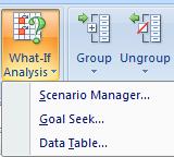 DATA TABLES A data table is a range of cells that shows how changing 1 OR 2 variables in your formulas will