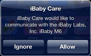6. Click create an account and fill out the form to create your ibaby cloud account. 7.