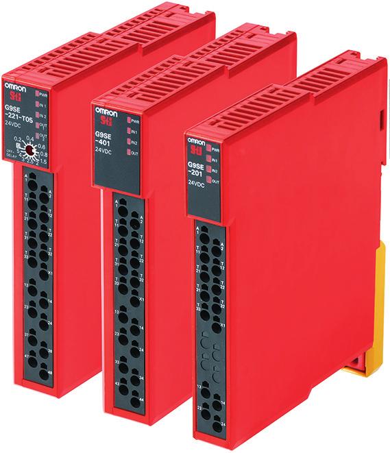 G9SE Safety relay units Compact safety relay units for general safety monitoring applications G9SE-family offers a complete line-up of compact units.