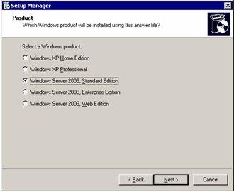 Figure 104. Setup Manager: Windows product Step 8.
