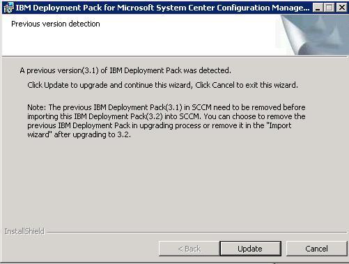 What to do next Note: To import the Lenovo Deployment Pack into SCCM on a console-only server, choose Import Lenovo Deployment Pack into SCCM and accept the default configuration on the import wizard