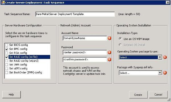 enter the administrator account name and password for the SCCM server. Figure 29.