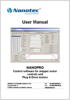 About this manual About this manual Target group About this manual Additional manuals This technical manual is aimed at designers and developers who need to operate a Nanotec stepper motor without