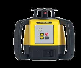 Leica Rugby 600 Series Your reliable partner on site Leica Rugby 60 One button simplicity Leica Rugby 60 A one-button, self-levelling, horizontal laser (single axis, manual slope when used with the