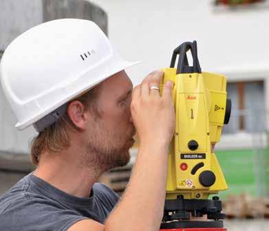 Leica Builder Series For anybody working on or around a site with the need of a simple, intuitive, yet