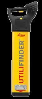 Leica UTILIFINDER+ Reduce risk of utility strikes The Leica UTILIFINDER+ is a simple complete package for builders, paving, fencing and electrical contractors, working on outside domestic properties.