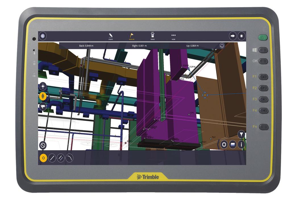 Taking full advantage of the Trimble Tablet s processor and multi-touch screen functionality, has been designed to work the way you work.