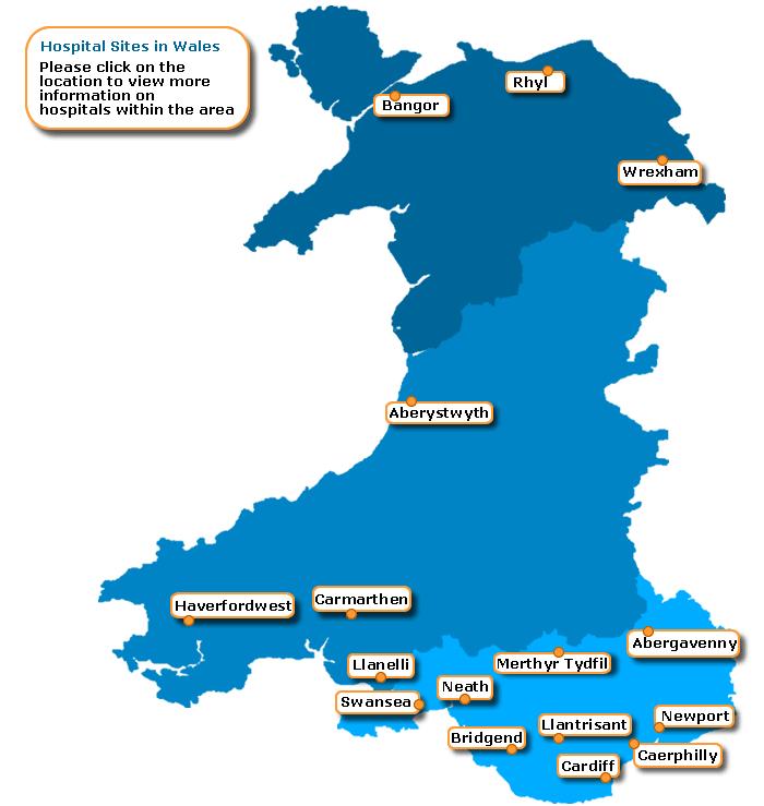 NHS Wales 20 x large hospital sites Lots of community
