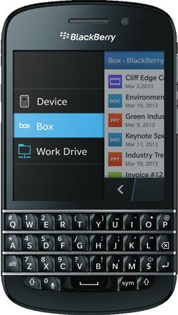 for Work corporate app storefront. BlackBerry Care Support is now included as standard when you deploy BES10.