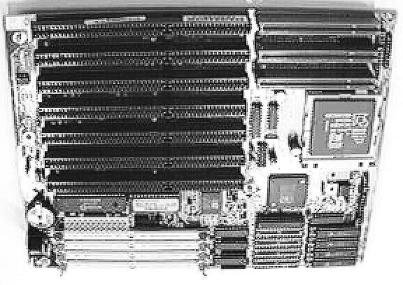Service Manual Main mother board The main processing board in the PV3500 (Figure 1) contains the main central processing unit (CPU), SIMM sockets containing the system RAM, a battery for preserving