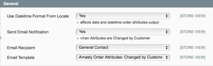 For more details see the Order Attributes extension page.