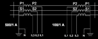 star-point selection Both end on the busbar side or on the line side (by default)